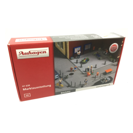 Auhagen 41639 , Elementy rynku/ulicy , skala H0